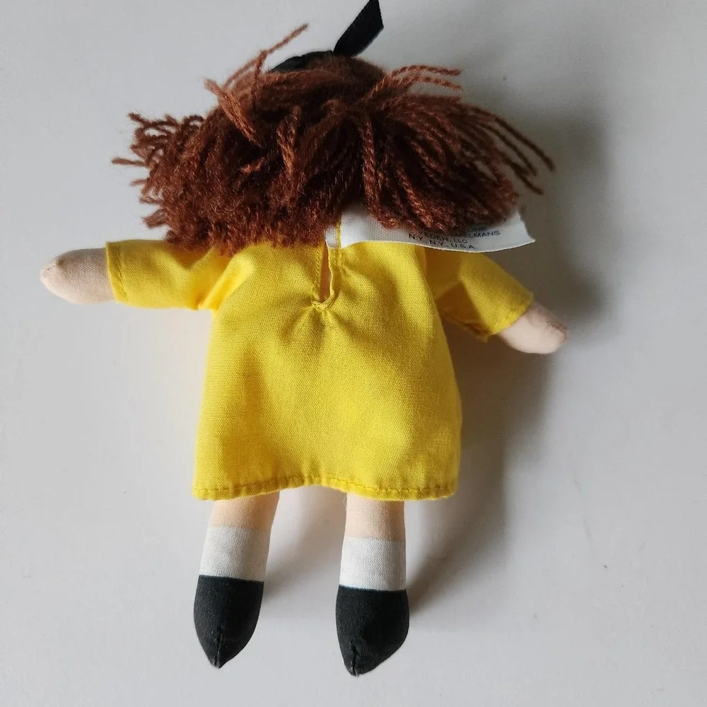 Vintage 1998 Eden Madeline and Friend Plush Rag Doll Set 7 inch Storybook Toy